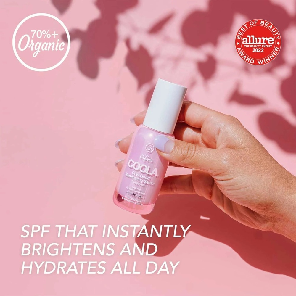 BNIB Coola Dew Good Illuminating Serum Sunscreen with Probiotic Technology SPF30 - Picture 6 of 9
